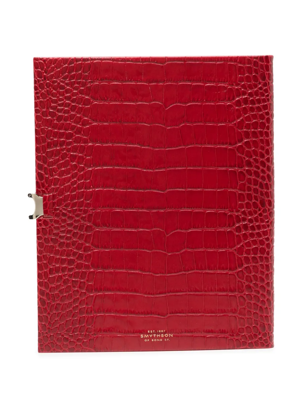 Smythson Portobello Notebook In Red