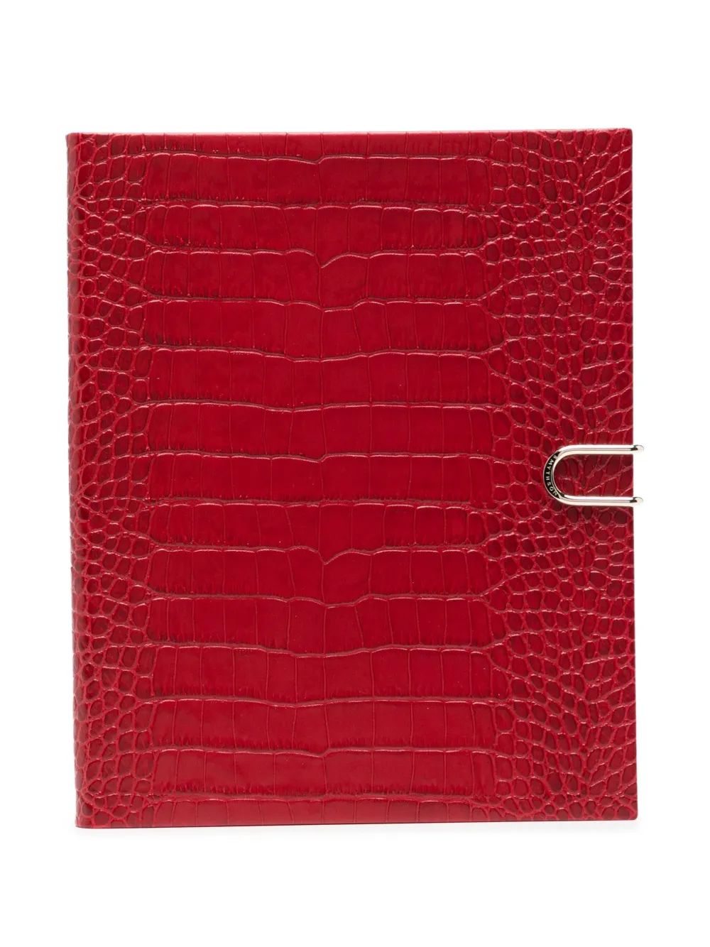 Smythson Portobello Notebook In Red
