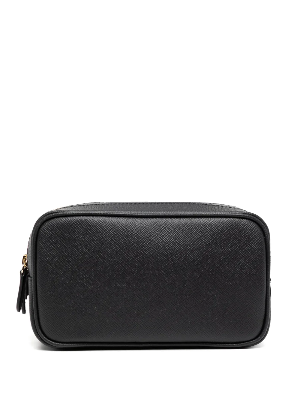 Smythson double-zip wash bag - Blauw