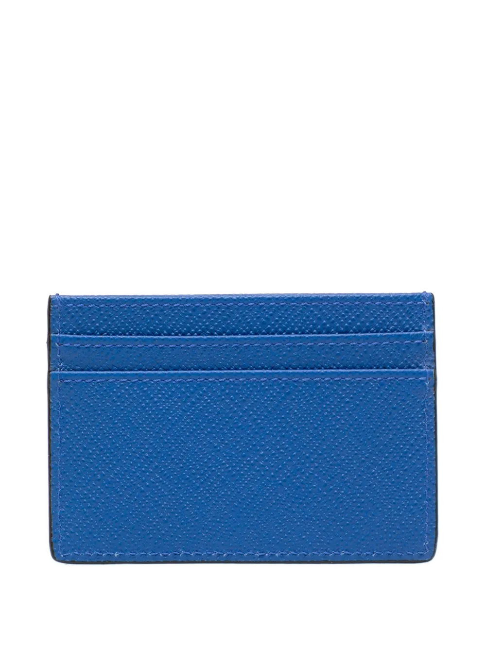Smythson flat cardholder - Blauw