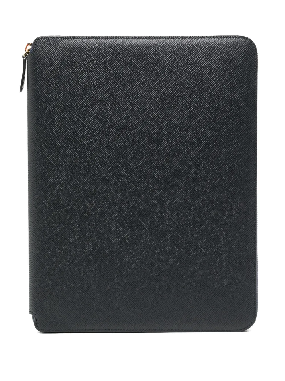 Smythson a4 zip fastening folder | Black | Image 1