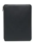 Smythson a4 zip fastening folder - Black