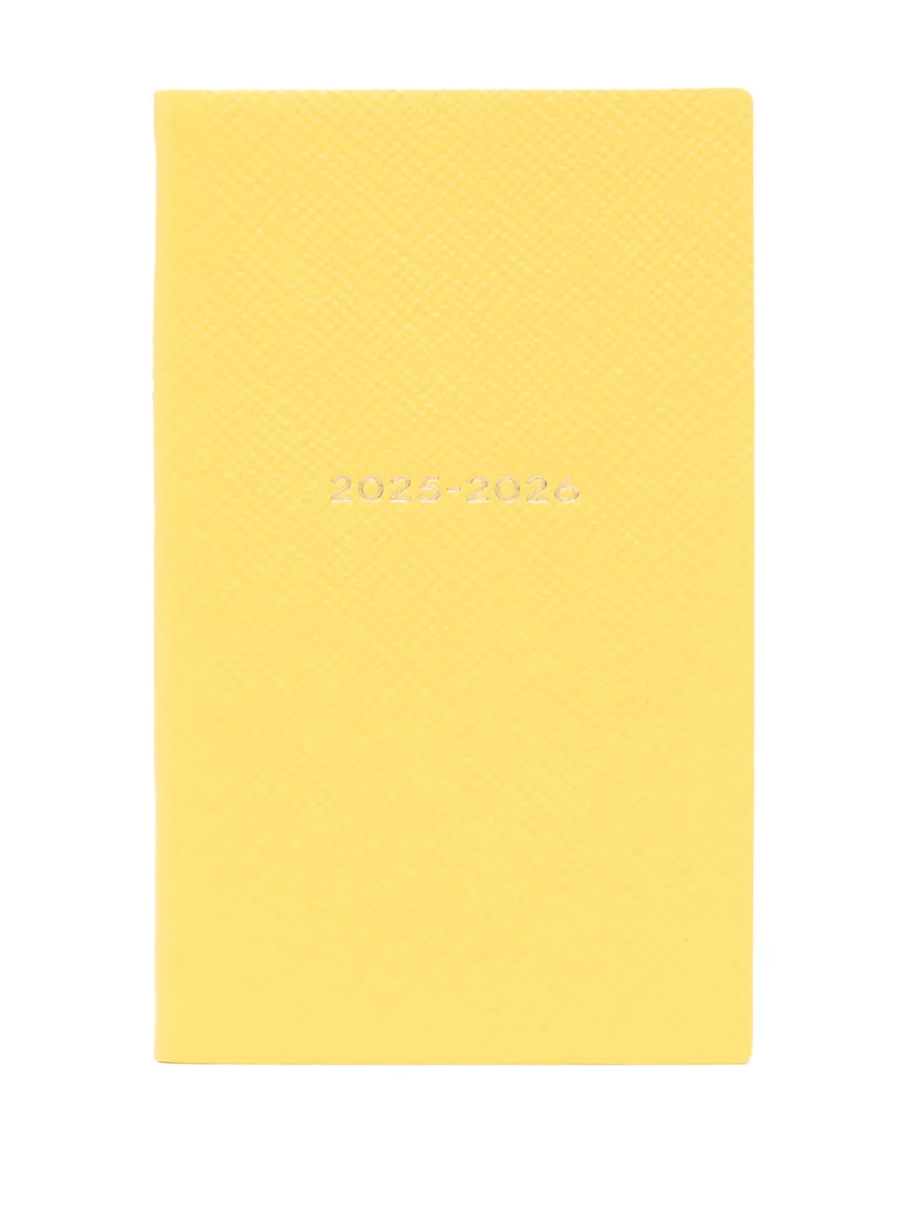 Smythson 2025-2026 Pastegrain Weekly Diary In Yellow