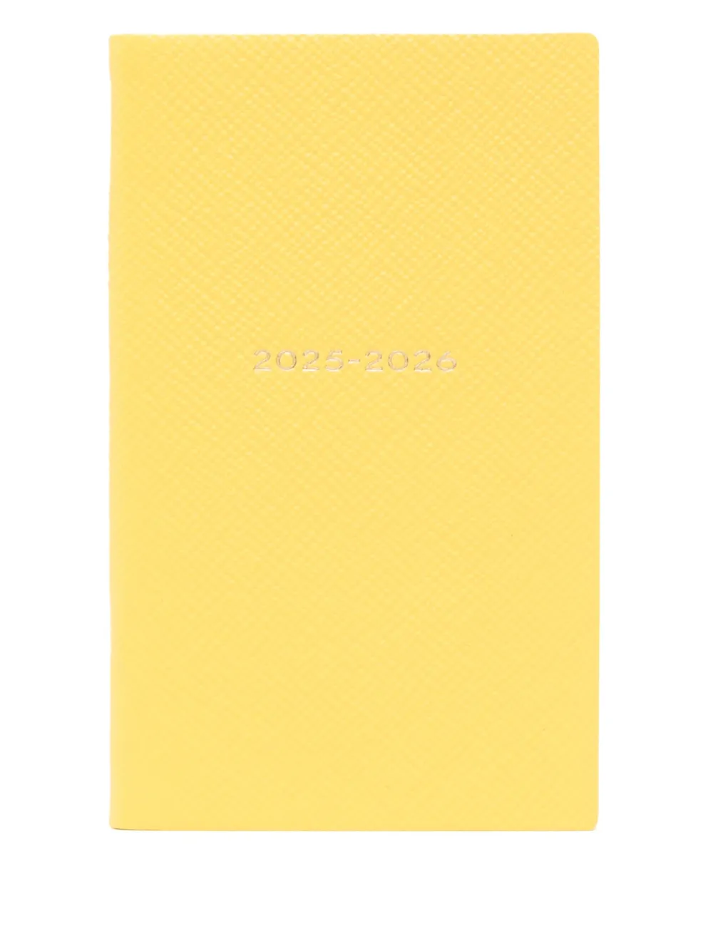Smythson 2025-2026 pastegrain weekly diary | Yellow | Image 1