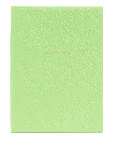 Smythson 2025-2026 pastegrain weekly diary