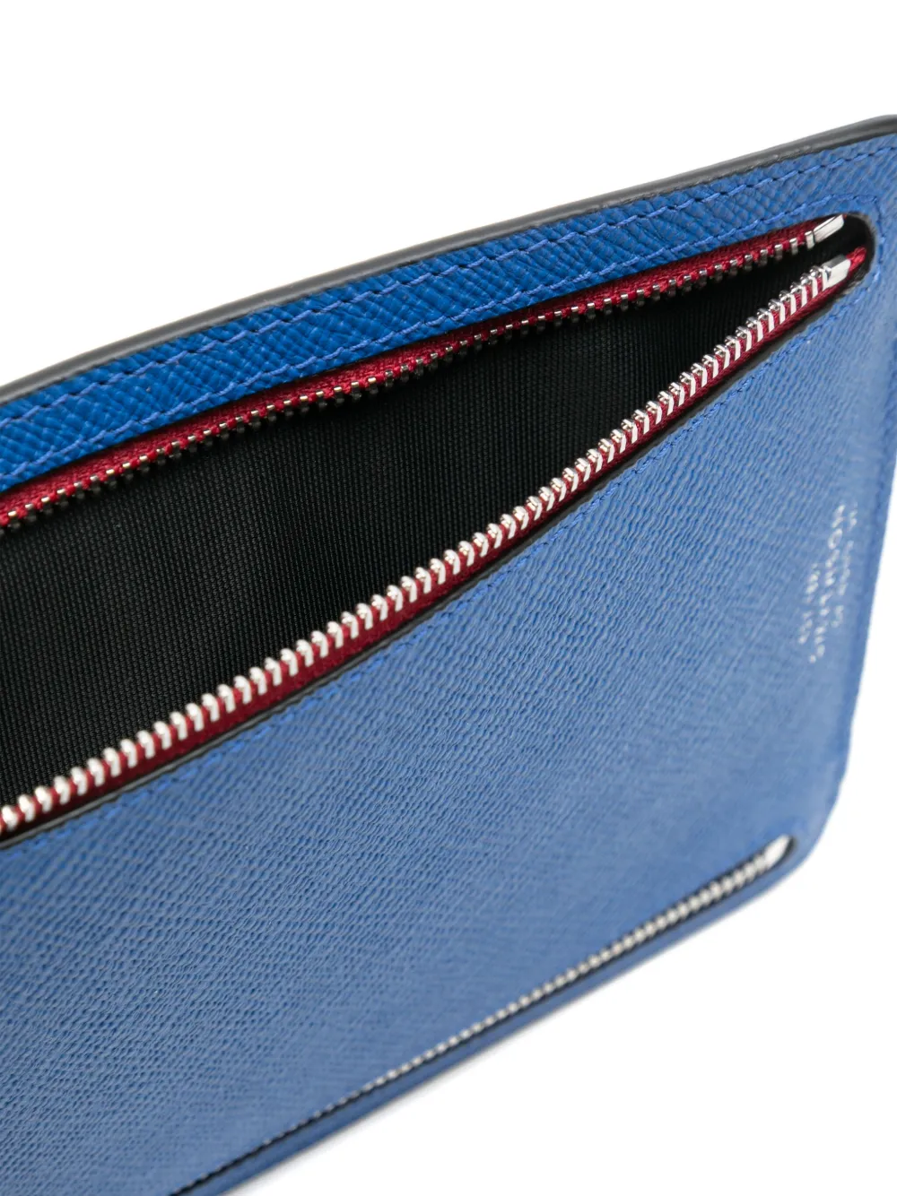 Smythson Multi-zip Case In Blue
