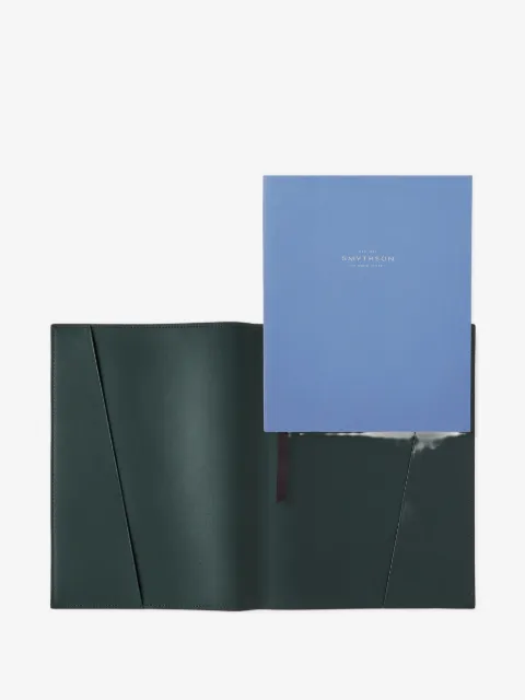 Smythson leather notebook folder