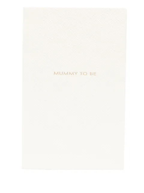 Smythson cuaderno Mummy To Be Panama