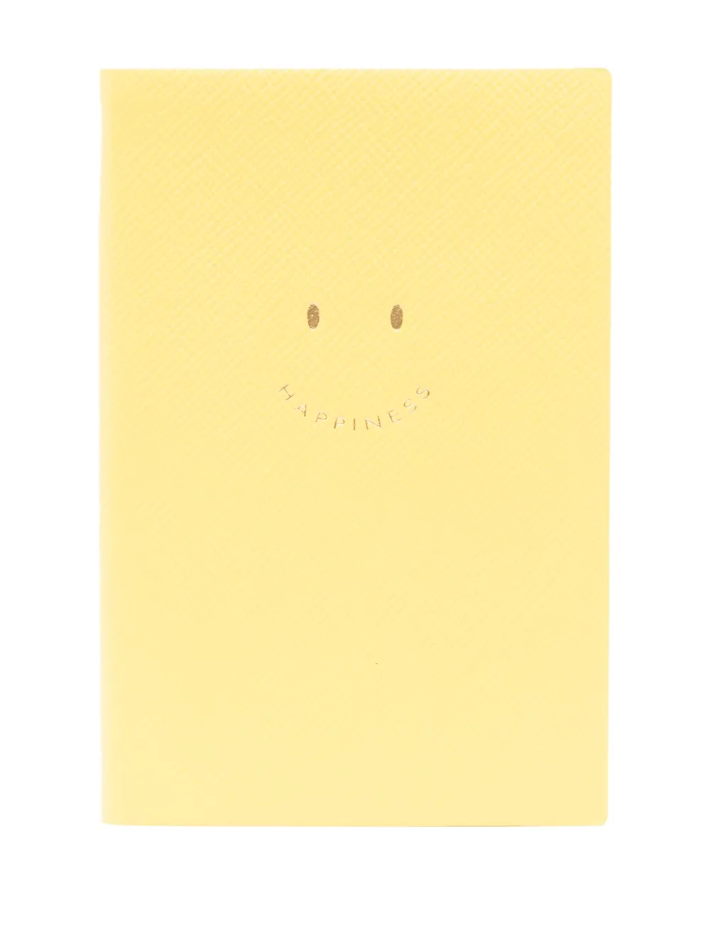 Smythson Happiness Chelsea Notebook In Yellow