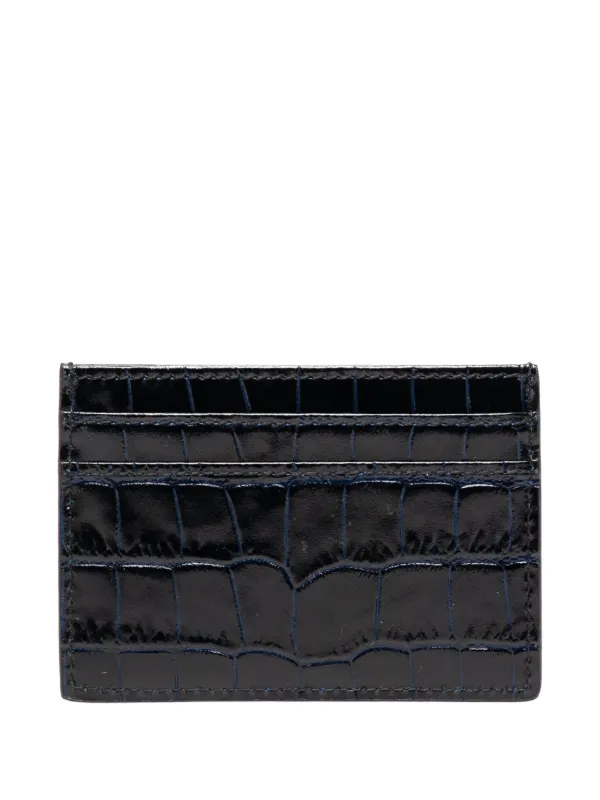 Smythson Mara Flat Cardholder | Blue | FARFETCH