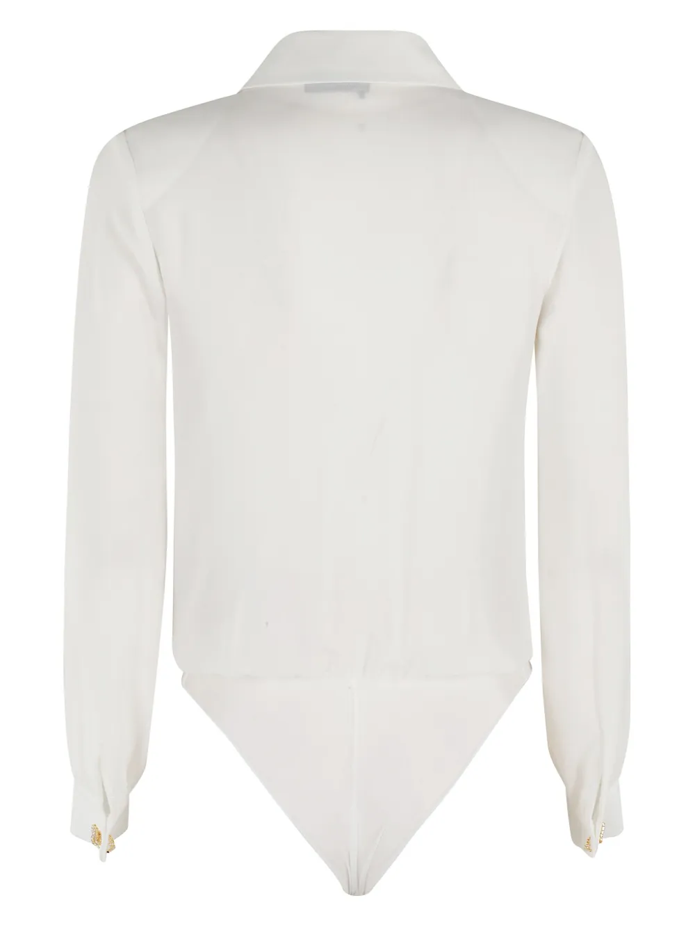 Elisabetta Franchi draped wrap bodysuit - Wit