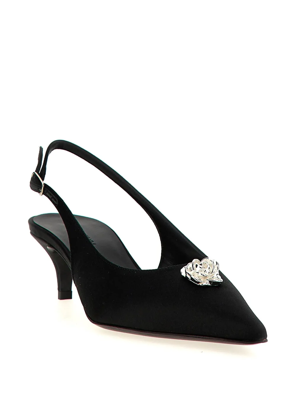 Magda Butrym 45mm Rosetta slingback pumps - Zwart