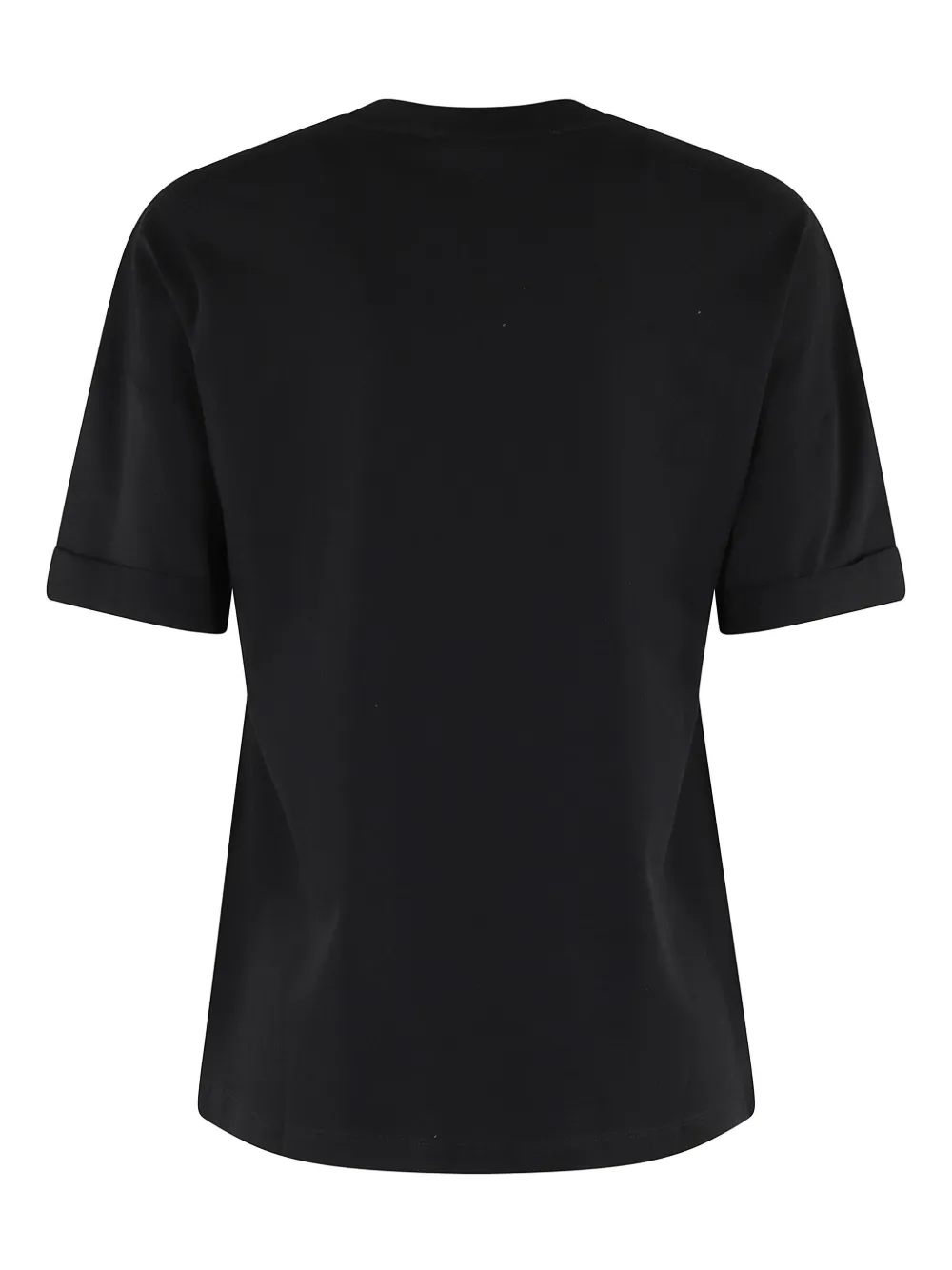 Federica Tosi cut-out jersey T-shirt - Zwart