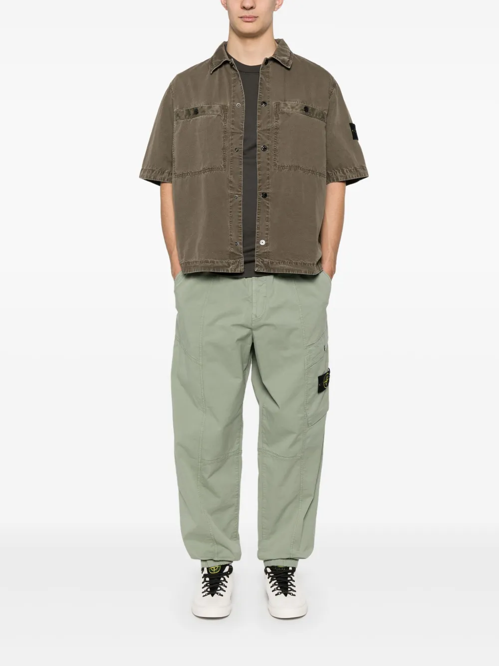 Stone Island Supima broek - Groen