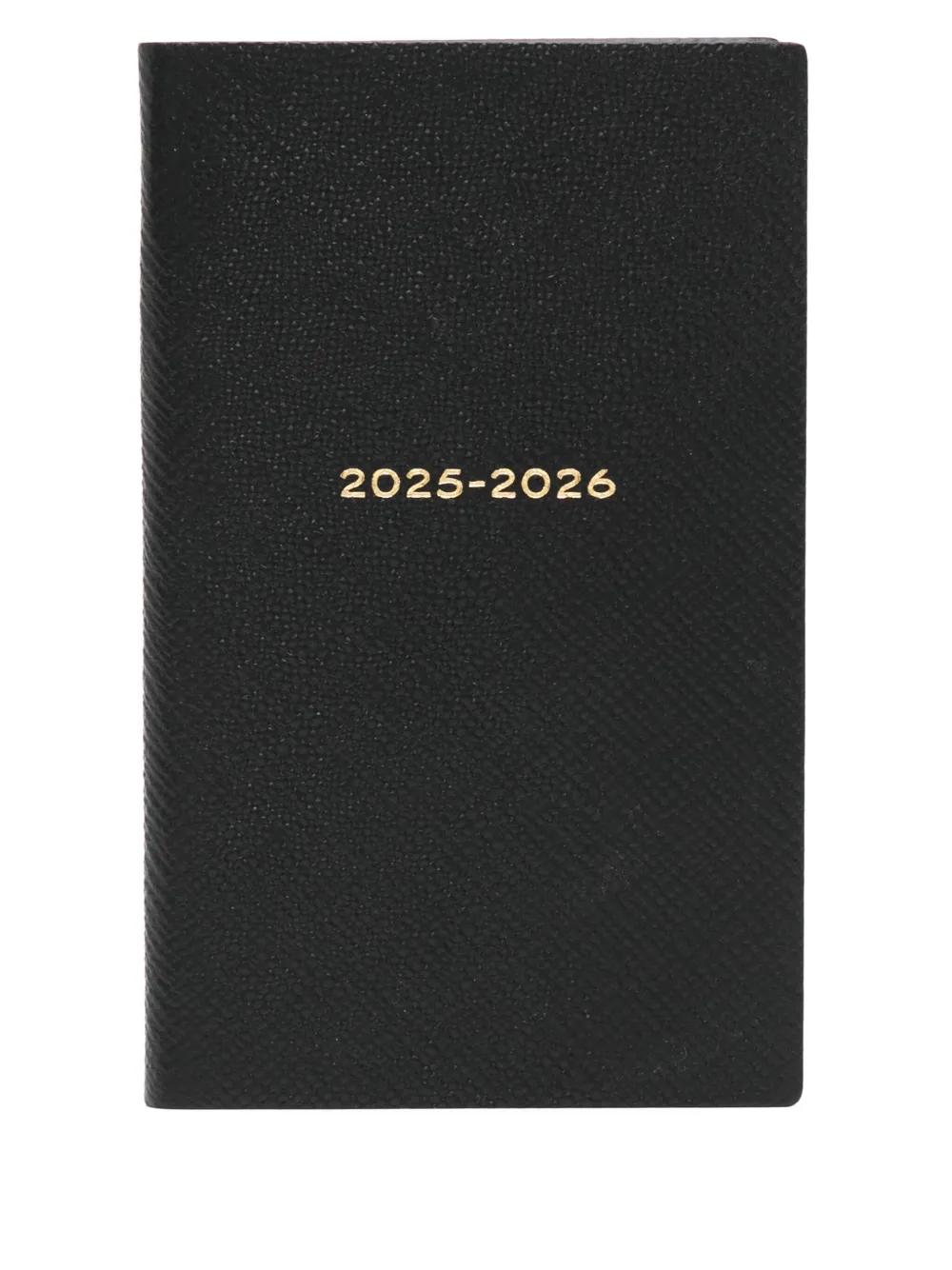 Smythson 2025-2026 pastegrain weekly diary | Black | Image 1
