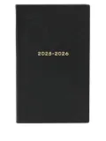 Smythson 2025-2026 pastegrain weekly diary - Black