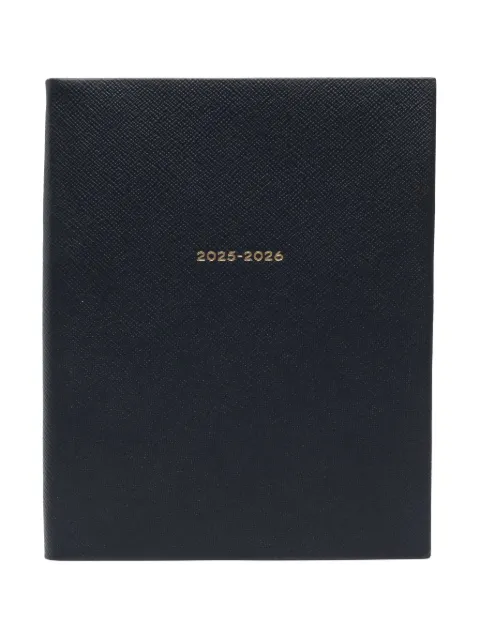 Smythson 2025-2026 pastegrain weekly diary