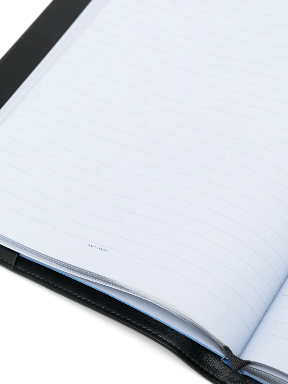 Smythson Ldw Evergreen Notebook In Black