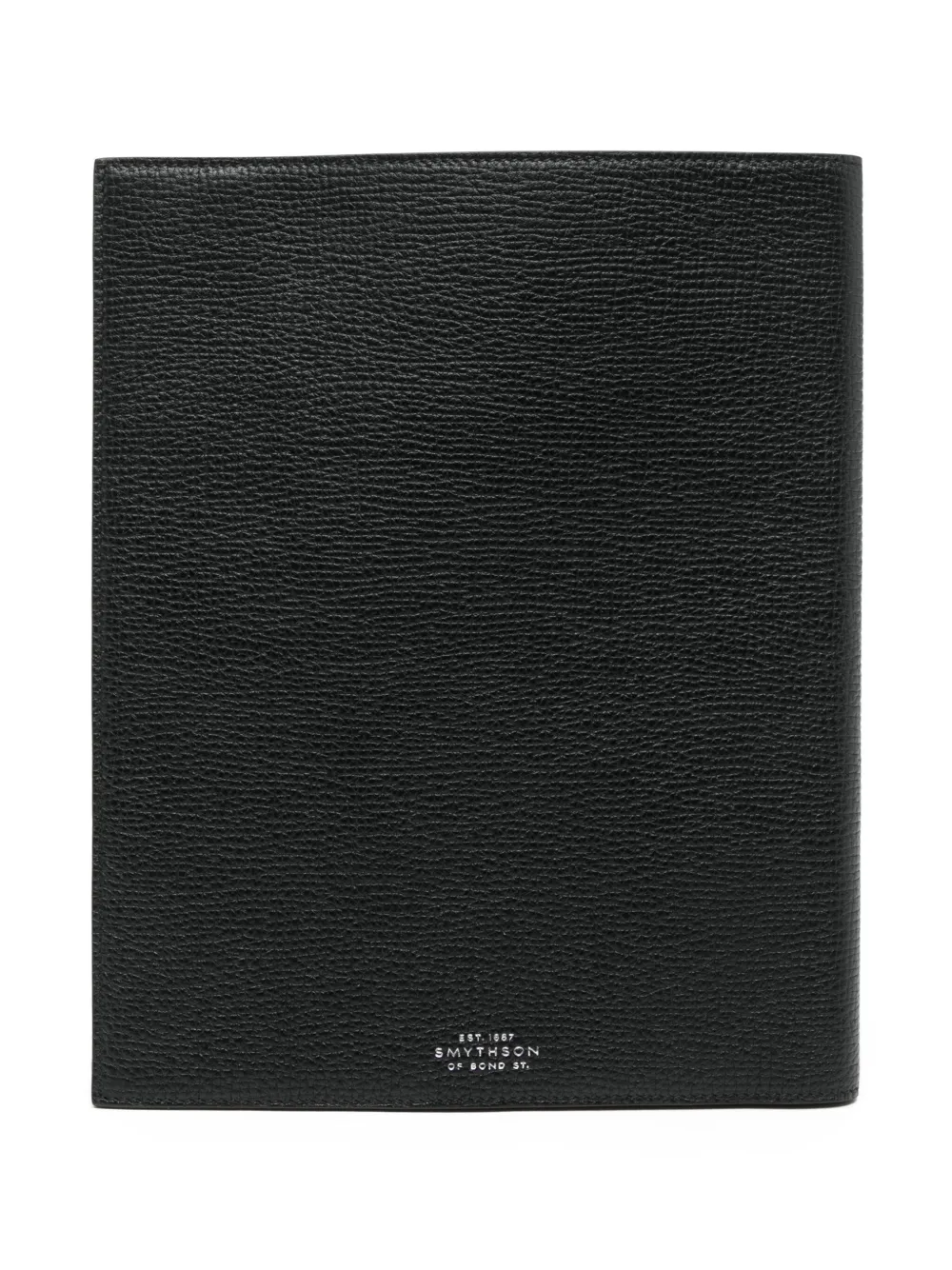 Smythson Ldw evergreen notebook - Zwart