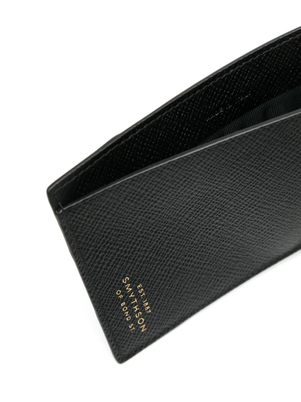 Smythson Pocket Memo In Panama In Black