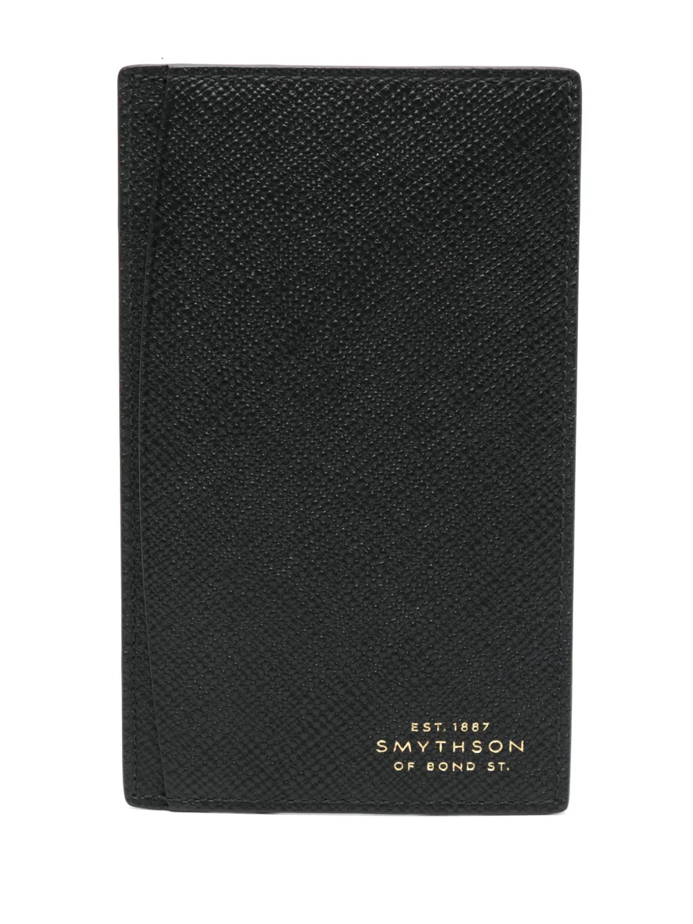 Smythson Pocket Memo In Panama In Black