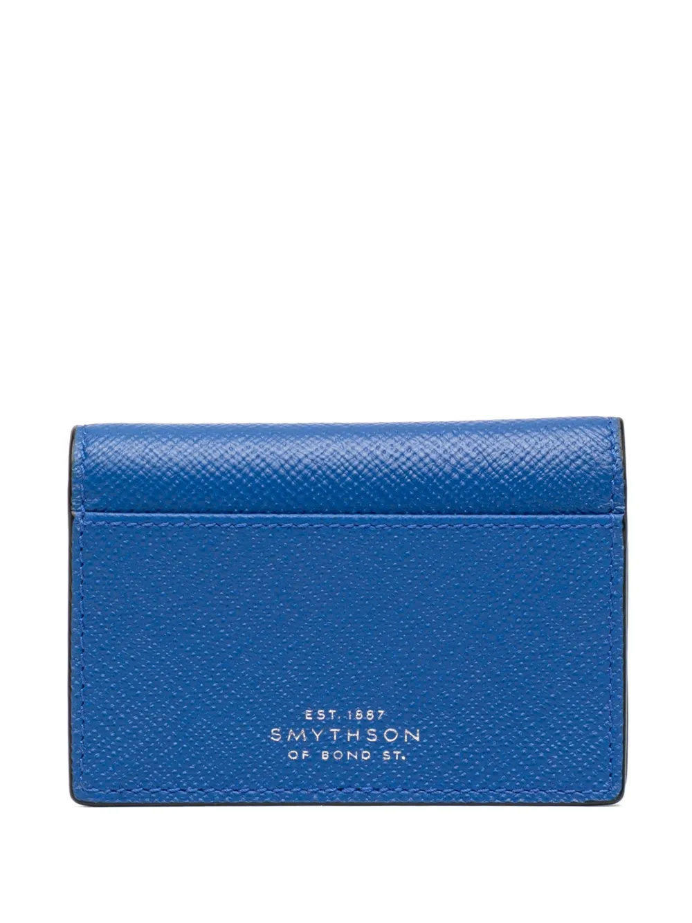 Smythson folded card case - Blauw