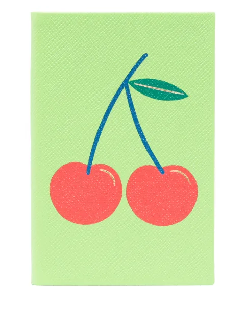 Smythson cuaderno Chelsea Charm Cherry