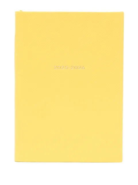 Smythson 2025-2026 pastegrain weekly diary