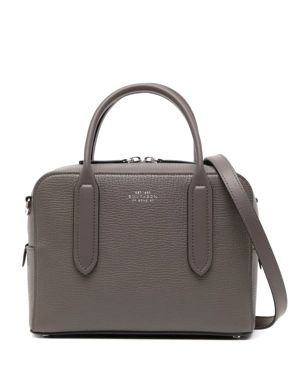 Smythson mini Lytton bag - Marrone