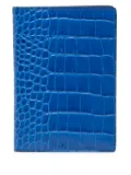 Smythson Mara passport holder - Blue