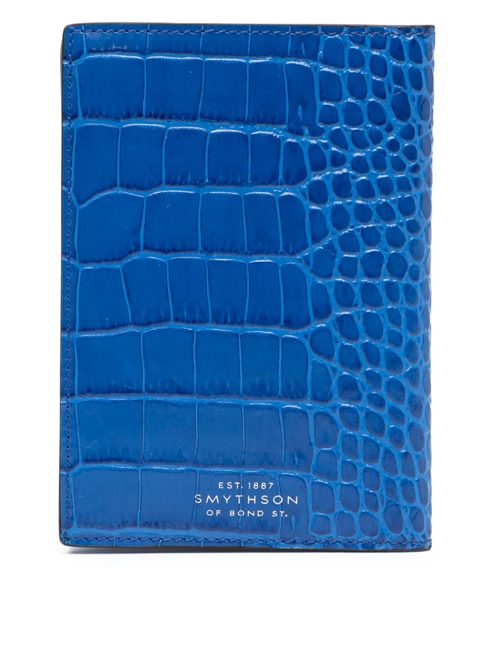 Smythson Mara passport holder - Blauw