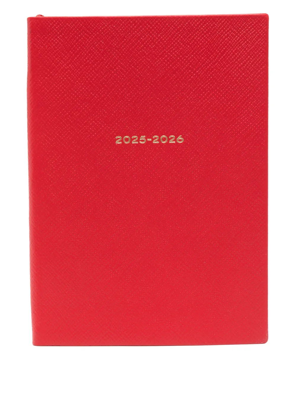 Smythson 2025-2026 Pastegrain Weekly Diary In Red