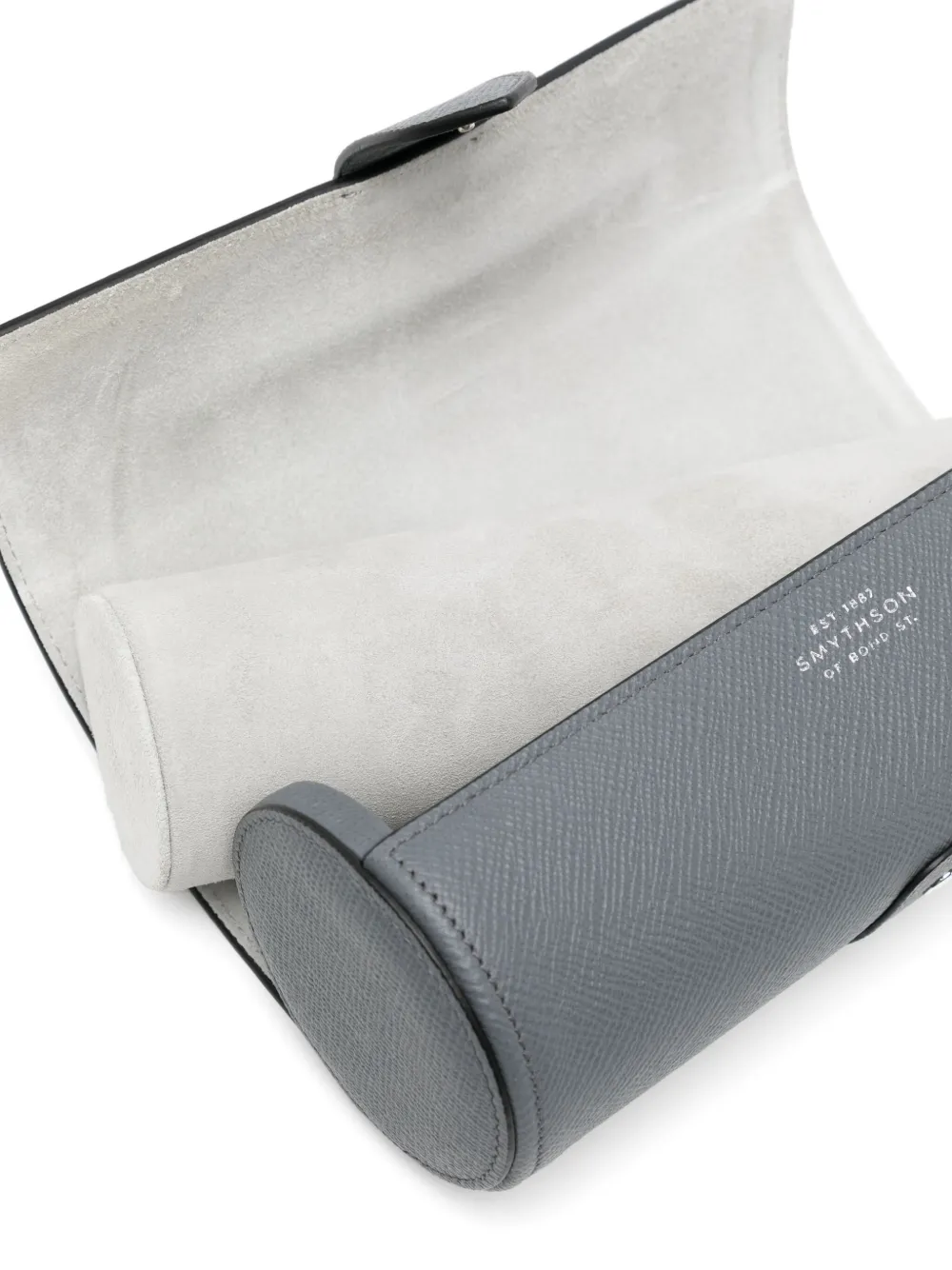 Smythson Watch Roll In Grey