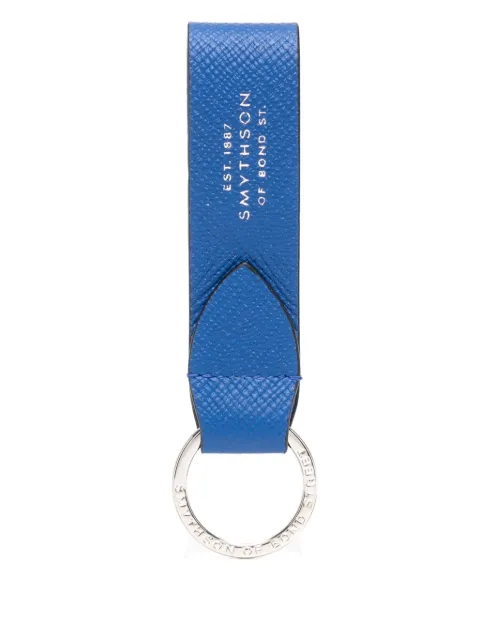 Smythson leather keyring