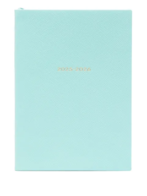 Smythson 2025-2026 pastegrain weekly diary