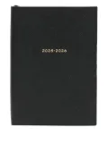 Smythson 2025-2026 pastegrain weekly diary - Black
