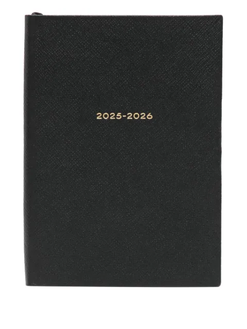 Smythson 2025-2026 pastegrain weekly diary