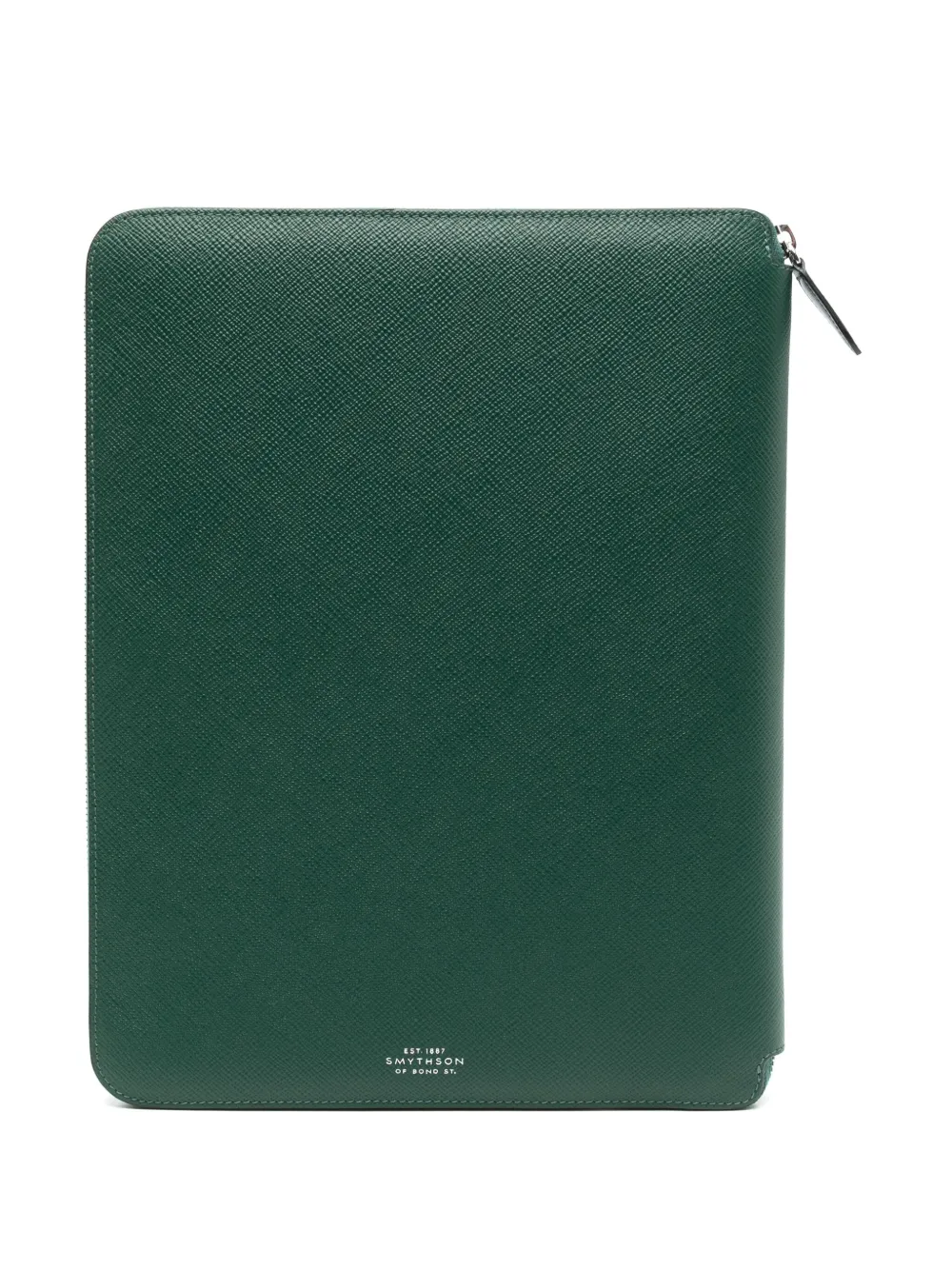 Smythson A4 writing folder - Groen