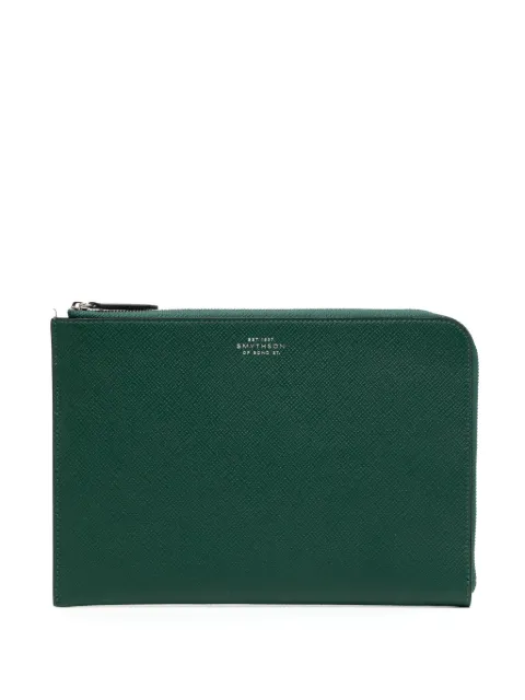 Smythson slim pouch bag