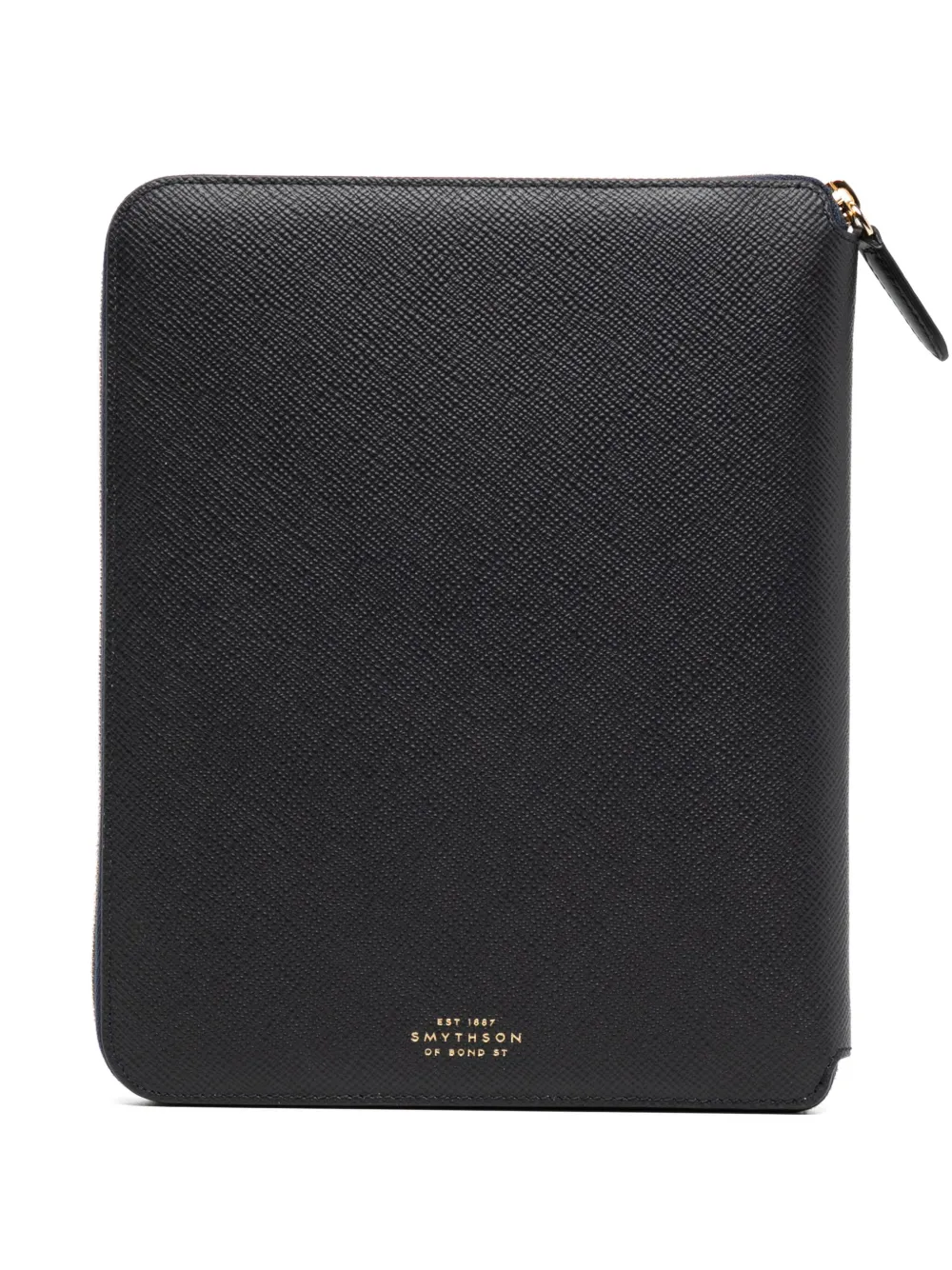 Smythson A5 Writing Folder In Blue