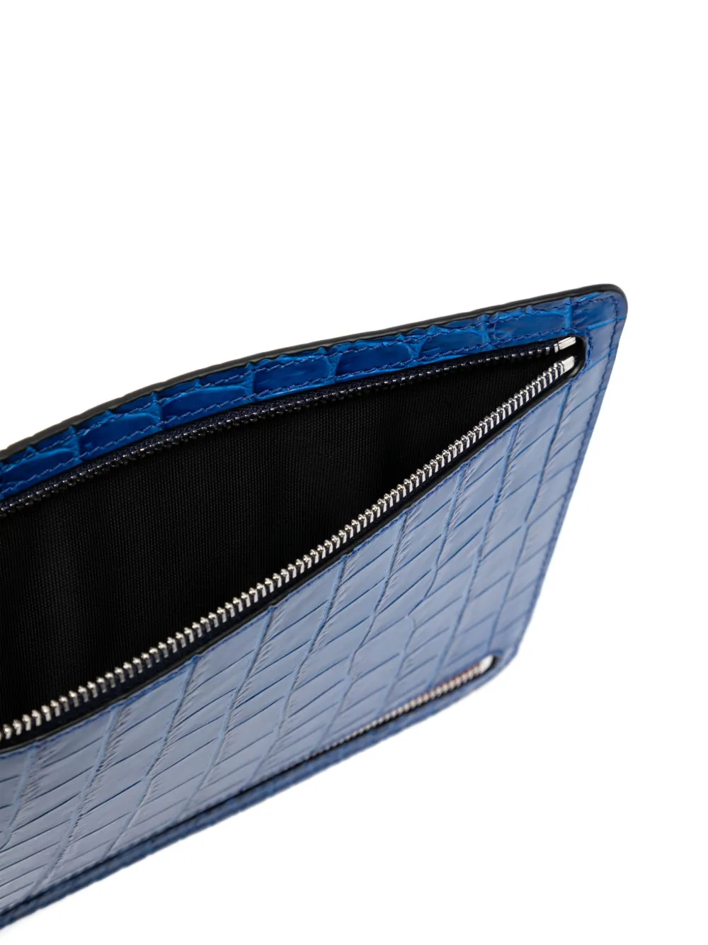 Smythson Multi-zip Case In Blue