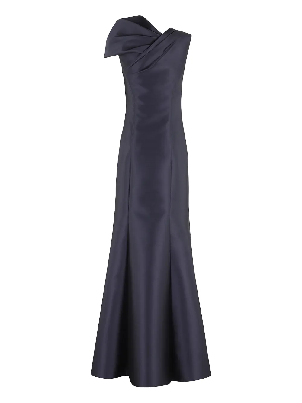 Alberta Ferretti Mikado maxi dress - Blauw