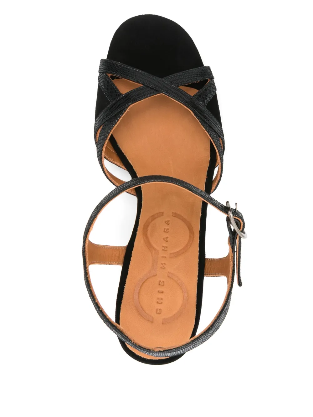 Chie Mihara 75mm Bemon sandals Black