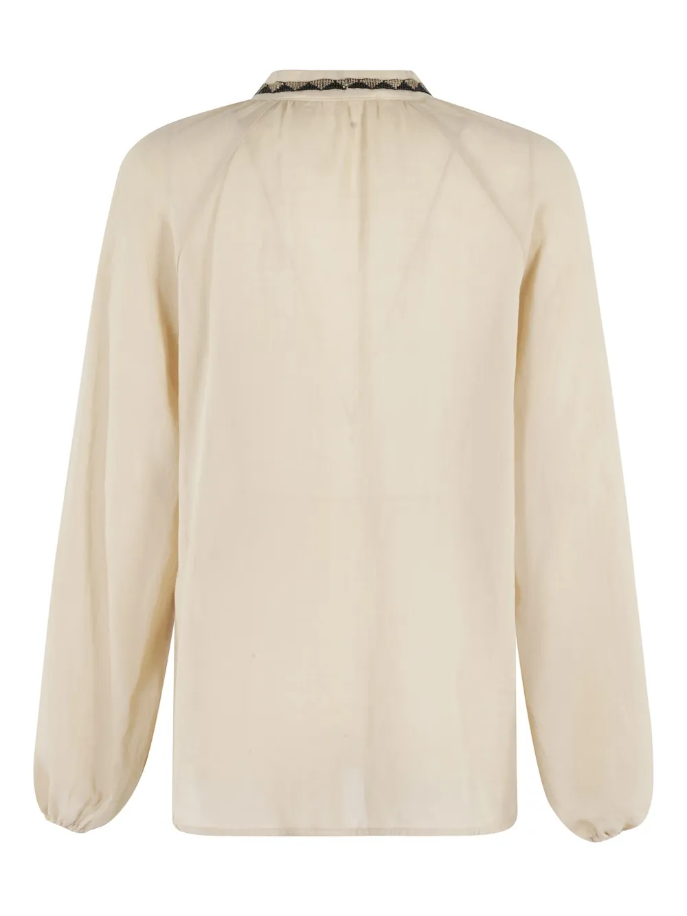 Bazar Deluxe bead-detail blouse - Beige