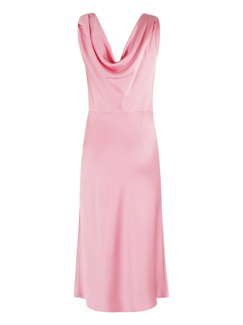 Blumarine Satijnen midi-jurk - Roze