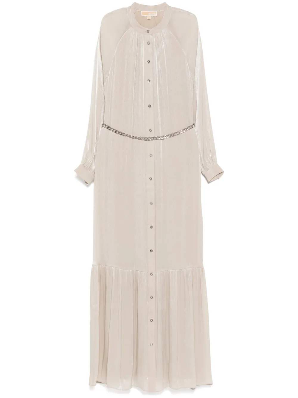 Michael Kors Georgette tuniek met ceintuur Beige
