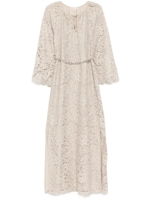 Michael Kors floral-lace bell-sleeves kaftan