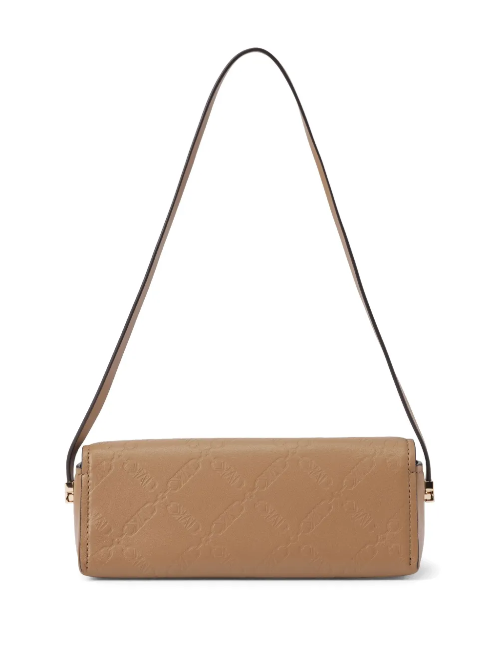 Michael Kors Clutch met logo-reliëf - Beige