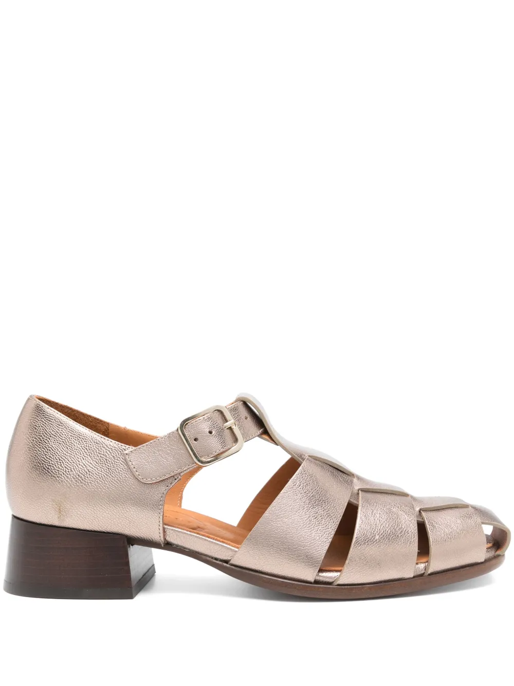 Chie Mihara 45mm Sanchis pumps Gold