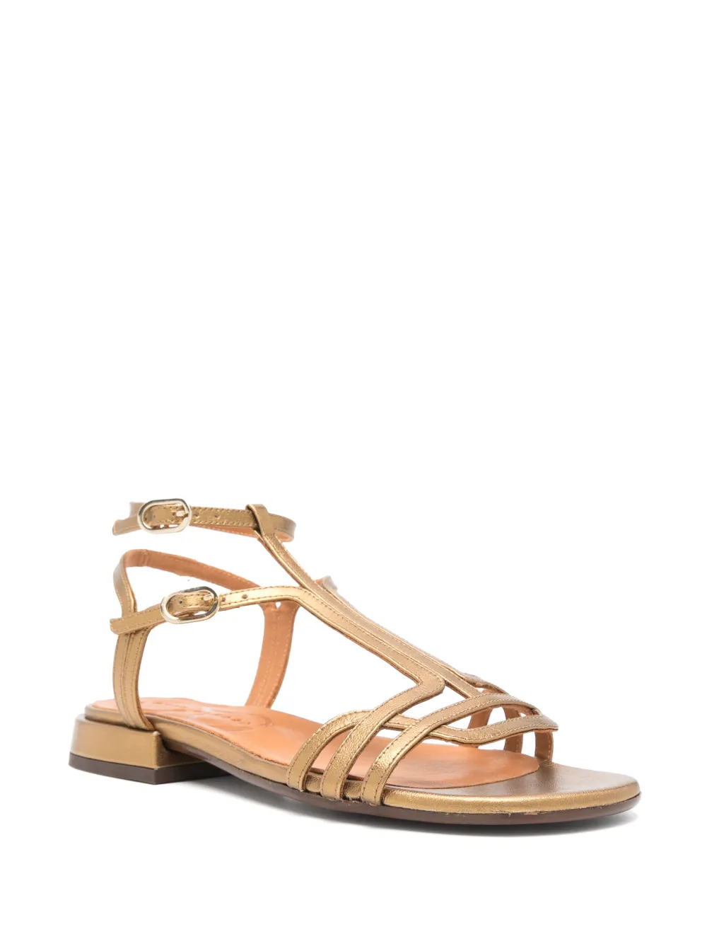 Chie Mihara Tyal flat sandals - Goud